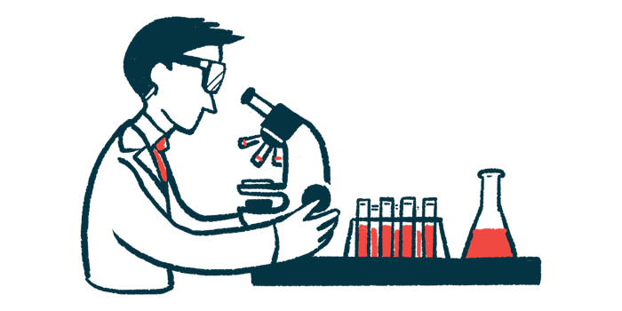 plasma exchange | aHUS News | illustration of researcher using microscope in lab