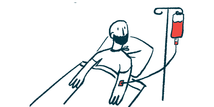 An illustration of a patient being given treatment.