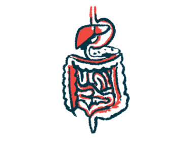 Illustration of the digestive tract.